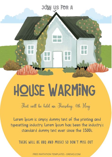 Cool ( Free Editable PDF ) Housewarming Party Invitation Templates Not only birthday and wedding need celebration but when you move to a new house, you can celebrate them too. Congratulations! You just got a new home. These calls for a major celebration — get ready t... Free Housewarming Invitations Templates, Housewarming Invitation Templates, How To Make Invitations, Housewarming Party Invitations, House Warming Invitations, Free Invitation Templates, Pallet Signs, Housewarming Party, Pdf Templates