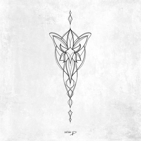 This is an original Artwork by philippaha, copying or reusing this without my consent is forbidden. For a tattoo license or other use purposes contact me here on pinterest or instagram. #evenstar #arwenevenstar #undomiel #lordoftherings #lotr #lordoftheringstattoo #lotrtattoo #tattoodesign #tattoo #evenstartattoo #tattooinspo #tattooidea #tattoodesign #jrrtolkien #fantasytattoo #philippaha #arwen #tattoolovers #tattoosforwomen #tattoosformen #unisextattoo Evenstar Drawing, Evenstar Tattoo Sternum, Evenstar Tattoo, Elven Tattoo, Elvish Tattoo, Ornamental Dotwork, Aragorn Legolas, Hobbit Tattoo, Widder Tattoo