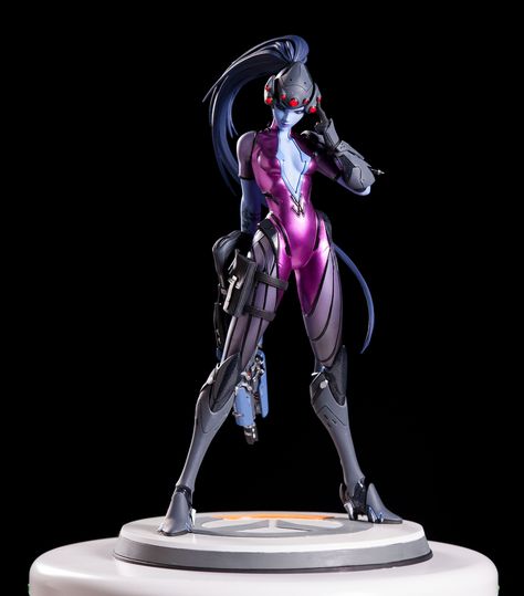 Blizzard Collectibles - Overwatch Widowmaker Statue - The Toyark - News Grommash Hellscream, Illidan Stormrage, Widow Maker, Overwatch Widowmaker, Blizzard Entertainment, Toy Art, Anime Figurines, Figurative Sculpture, Figure Model