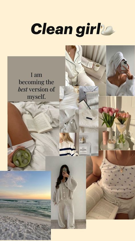 Idkk Girly Wishlist, Clean Girl, Collage