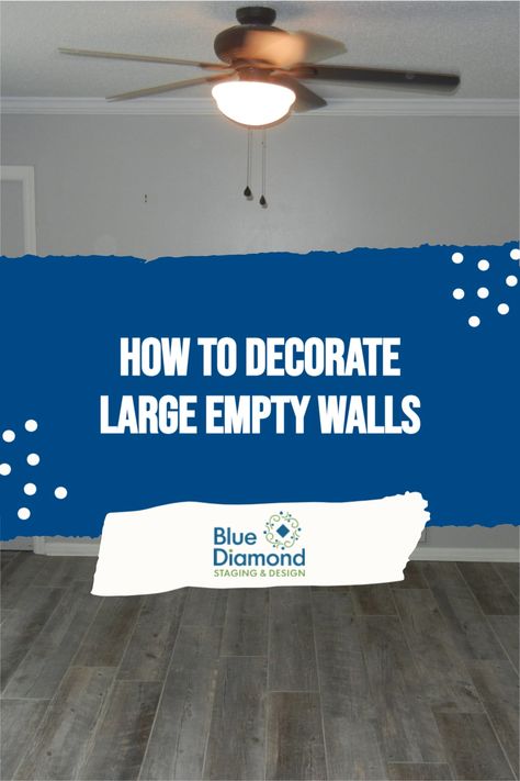 What do you do with that large empty wall space that is staring you in the face? Do you wonder what to do in the living room, dining room, or a bedroom? You are out ideas and don’t have any inspiration. Let me share some ideas you can easily use and some products that may be new to you to fill that large empty wall space. Large Empty Wall Ideas Bedrooms, Break Up Large Wall, Uneven Living Room Wall, Fill Empty Wall Space, Living Room Hole In Wall Decor, Long Wall Decorating Ideas Bedroom, Fill Empty Space In Living Room, Long Empty Wall Ideas Living Rooms, What To Do With An Empty Wall