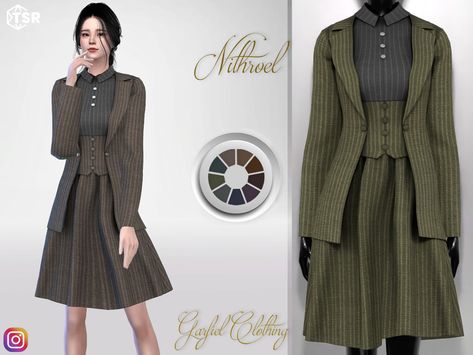 The Sims 4 Cc Clothing Dark Academia, Sims 4 Nerdy Clothes, Sims 4 Dresses Formal Cc, Sims4 Cc Formal Dress, Sims 4 Cc Cottagecore Dress, Sims4 Formal Dress, Ts4 Formal Dress, Sims 4 Cc Light Academia, Ts4 Dark Academia Cc