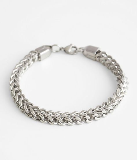 A simple and stylish bracelet for men, featuring a box chain in polished stainless steel. Perfect for everyday wear or for a special occasion.

#men'sjewelry #mensaccessories #bracelet #boxchain https://whispers-in-the-wind.com/discover-the-latest-mens-accessory-trends-for-2024/?mens-multi-bead-bracelet Men Silver Bracelet Simple, Mens Silver Bracelets Unique, Silver Accessories For Men, Silver Bangle For Men, Silver Breslate For Men, Men’s Silver Bracelet, Silver Bracelets For Men Unique, Bracelets For Men Silver, Men Bracelet Silver