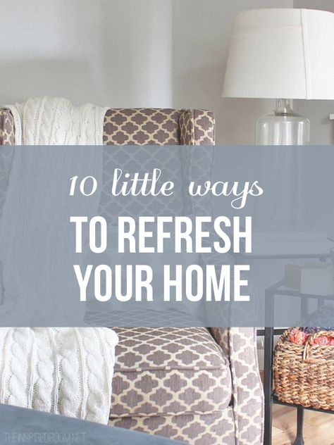 10 little ways to refresh your home Ways To Refresh Your Home, Dusty House, Refresh Home, Home Refresh, Inside Door, Refresh Your Home, Bedroom Refresh, Clever Hacks, To Infinity And Beyond