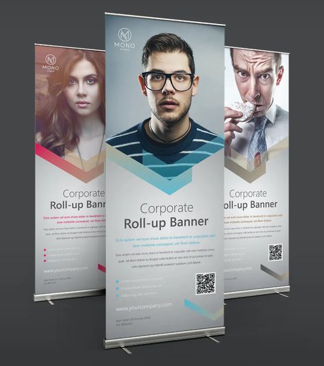 Corporate Roll-up Banner Template AI, PSD Banner Maker, Roll Banner, Linkedin Banner, Best Banner, Roll Up Banner, Food Banner, Banner Templates, Facebook Banner, Twitter Banner