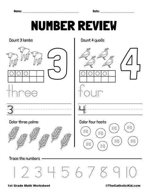 Number 3 And 4 Worksheet, Counting Worksheets For Kindergarten, Maths Worksheet, Number Worksheets Kindergarten, Preschool Math Worksheets, Free Preschool Worksheets, 1st Grade Math Worksheets, Numbers Kindergarten, Toddler School