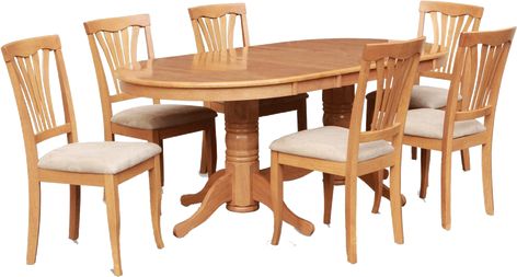 Wood Dining Table And Chairs, Oval Wood Dining Table, Pedestal Dining Room Table, Round Table And Chairs, Nook Dining Set, Oak Dining Room, Wooden Sofa Designs, Wooden Dining Table, Dining Table And Chairs