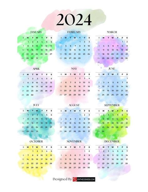 Cute Calendar 2024 Free Printable, 2024 Calendar Printable Free Yearly, Calander 2024 Design Printable, 2024 Calendar Printable Free Aesthetic, Free Printable 2024 Calendar, Calendar Design 2024, Cute Calendar 2024, 2024 Calendar Design, Printable Calendar 2024