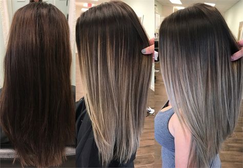 BALAYAGE JOURNEY: The Gentle Transformation - Hair Color - Modern Salon Rambut Brunette, Beautiful Hair Color, Brown Hair Balayage, Balayage Brunette, Hair Makeover, Brown Blonde Hair, Hair Color Balayage, Hair Painting, Modern Salon