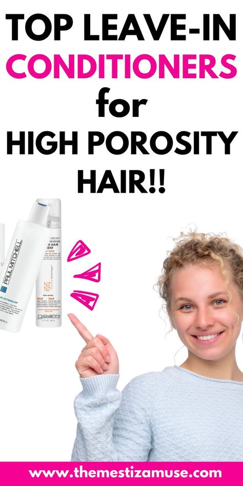 Discover the key ingredients to look for in a leave-in conditioner for high porosity hair. Find the perfect product to moisturize and nourish your high porosity locks, and learn how to effectively incorporate it into your hair care routine. Conditioner For High Porosity Hair, High Porosity Hair, Curly Hair Products, Hair Porosity, Frizz Control, Deep Conditioner, Leave In Conditioner, Hair Care Routine, Leave In