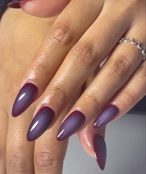 Purple Elegant Nails, Aura Nails Purple, Purple Aura Nails, Beach Summer Nails, Summer Nails 2023 Color Trends, Nails 2023 Color Trends, 2023 Color Trends, Summer Nails Ideas, Summer Nails 2023