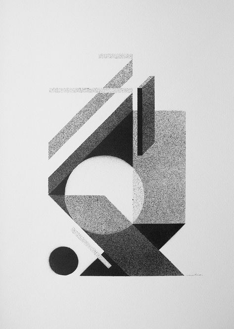 Paint On Paper, Geometric Design Art, Abstract Geometric Art, Geometry Art, Composition Design, Abstract Drawings, Graphic Design Posters, Geometric Art, Sheffield