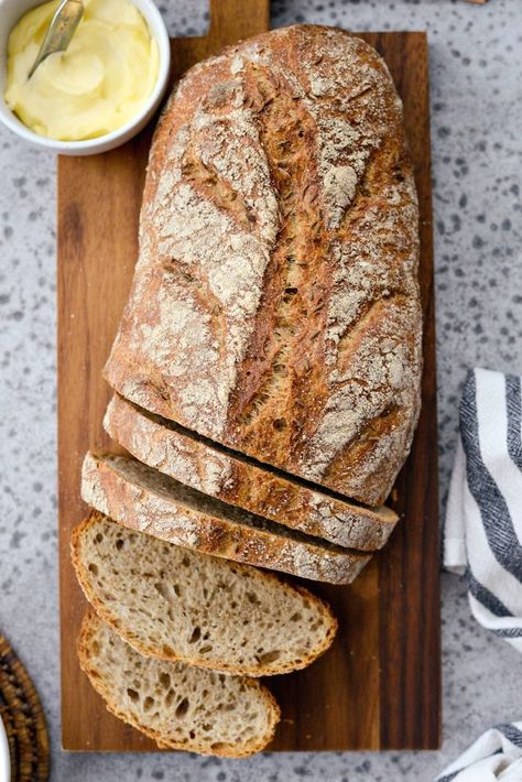 Cast Iron Rye Bread, No Yeast Rye Bread Recipe, Healthy Rye Bread Recipe, Vegan Rye Bread Recipe, Alkaline Rye Bread Recipe, Bread Recipes Rye, Whole Wheat Rye Bread Recipe, Recipe For Rye Bread, Rye Bread Bread Machine Recipe