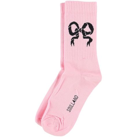 Elevate Your Sock Collection With The Soulland Women's Ribbon Tennis Midweight Socks. Designed By The Reputable Soulland Brand, These Socks Offer A Perfect Blend Of Style And Comfort. The 2-Tone Pattern And Printed Bow At Cuffs Add A Unique Touch To These Casual Socks.Featuring Ribbed Cuffs, These Midweight Socks Provide A Snug Fit. Made From A Blend Of 80% Cotton, 15% Polyamide, And 5% Elastane, These Socks Offer Both Comfort And Opaqueness. Originating From Portugal, The Soulland Women's Ribbo Sock Collection, Sock Drawer, Pink Socks, Cute Socks, Designer Socks, Cool Socks, Casual Socks, Pink Fashion, Fitness Inspo