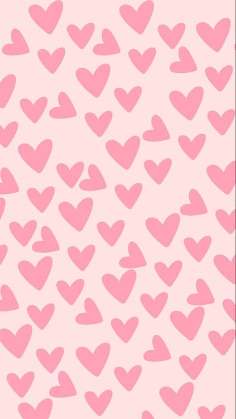 Preppy Heart Background, Heart Valentines Wallpaper, Light Pink Hearts Wallpaper, Valentines Background Iphone, Pink Wallpaper With Heart, Pink Heart Background Wallpapers, Pink Love Heart Wallpaper, Pink Valentines Day Aesthetic Wallpaper, Light Pink Heart Wallpaper