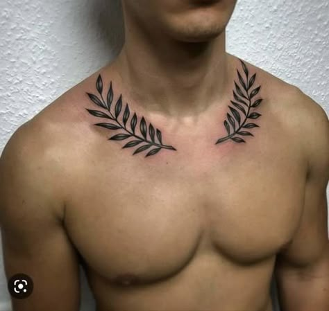 Line Chest Tattoo Men, Men’s Small Back Tattoo, Best Men’s Tattoo, Simple Back Tattoos Men, Men Back Tattoos Ideas, Men's Chest Tattoos, Small Shoulder Tattoos Men, Tattoo Ideas Chest Mens, Tattoo Ideas For Men Chest Small