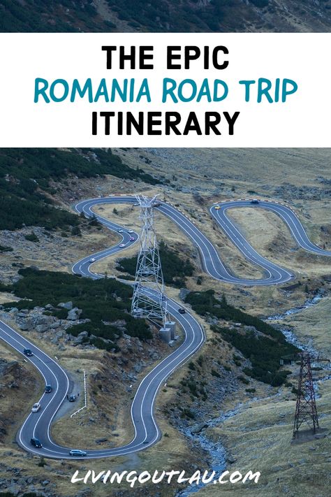 Planning a Romania road trip? Come inside to find our perfect 2 week road trip in Romania itinerary, featuring the best places to visit in Romania such as Transylvania, Bran Castle (Dracula's Castle), Transfagarasan Highway, Brasov, Sibiu, Cluj-Napoca, and Bucharest. | Romania Travel Tips and Guides | Things To Do in Romania | Beautiful Places in Romania | #Romania #TravelRomania #travel Romania Itinerary, 2 Week Road Trip, Dracula's Castle, Bran Castle, Epic 2, Visit Romania, European Road Trip, European Travel Tips, Romania Travel