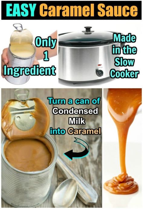 Canned Condensed Milk Caramel, Homemade Caramel Sauce Sweetened Condensed Milk, Cooked Condensed Milk, Carmel From Sweetened Condensed Milk Crockpot, Carmel Out Of Condensed Milk, Caramel Pie Condensed Milk Crock Pot, Making Carmel From Sweetened Condensed Milk, Carmel In Crockpot Condensed Milk, Slow Cooker Condensed Milk Caramel