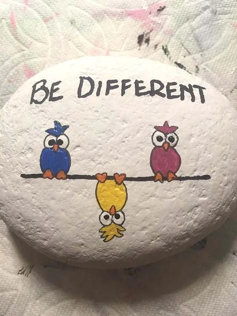 Painted Rock Animals, Art Pierre, Stone Art Painting, Painted Rocks Kids, Painted Rocks Craft, Painted Rocks Diy, Rock Painting Ideas Easy, Rock Painting Patterns, Paint Rock