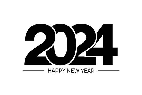 2024 Banner Design, 2024 Text Design, 2025 New Year Design, 2024 Poster Design, 2024 New Year Design, Design For Brochure, 2024 Text, 2024 Illustration, 2024 Background