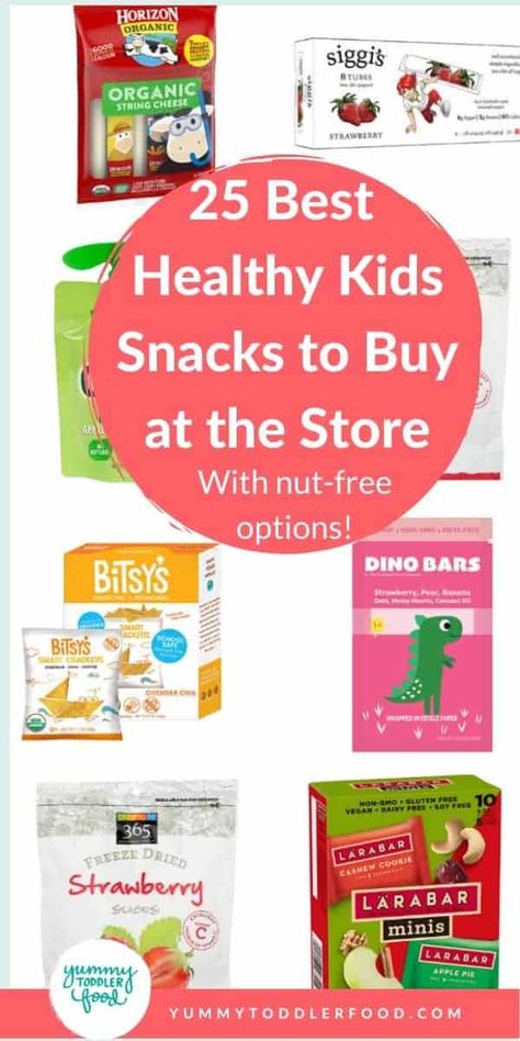 Take the confusion out of the snack aisle with the best healthy snacks for kids to buy at the store—to enjoy at home, in lunches, and on the go. #kidssnacks #schoolsnacks #toddlersnacks #preschoolsnacks Protein Snacks For Kids, Healthy Store Bought Snacks, Healthy Kids Snacks, Dairy Snacks, Snacks To Buy, Store Bought Snack, Low Sugar Snacks, Sugar Free Snacks, Toddler Lunches