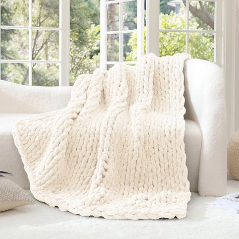 Diy chunky knit blanket