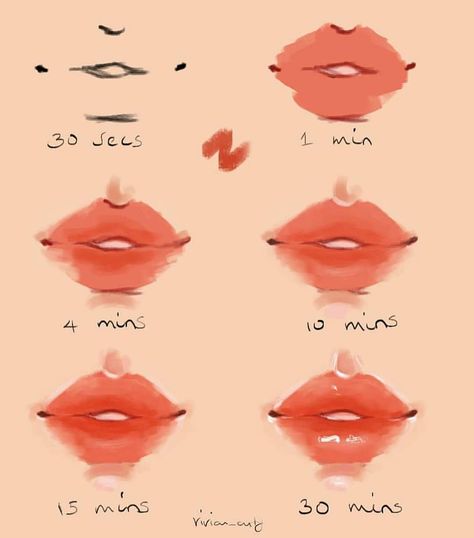 How To Draw Lips, Draw Lips, Lip Drawing, Drawing Tutorial Face, Digital Art Beginner, Lips Drawing, Writing Journal, Digital Painting Tutorials, Poses References