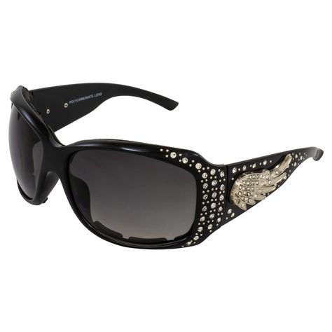 PRICES MAY VARY. Eva Plastic frame Polycarbonate lens Non-Polarized Scratch Resistant Coating coating Hand Wash Only These bling sunglasses are intricately crafted with immaculate attention to detail featuring an oversize frame & sparkly rhinestone embellishments. Polycarbonate lenses make these glasses shatterproof & padded with vented EVA foam for extra protection against dust, wind, and other debris. Offers complete protection against harmful UVA and UVB rays that are highly damaging to the e Sunglasses Rhinestone, 2000s Accessories, Biker Sunglasses, 2000s Sunglasses, Motorcycle Glasses, Bling Sunglasses, Motorcycle Sunglasses, Mcbling Fashion, Bling Rhinestones