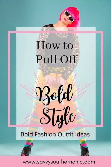 You have to think creatively to wear bold styles. Bold fashion screams its uniqueness. Bold wardrobes make you more expressive and spirited.If daring, bold, chic, adventurous, non-conformist or unique define your style message, you may have a bold or editorial style. Check out these bold outfit ideas. Chic Creative Outfits, Bold And Chic Style, Womens Eclectic Fashion, Bold Classy Outfits, Funky Over 50 Style, Eccentric Style Women, Anthro Style Fashion, Arty Fashion Style, Bold Classic Style