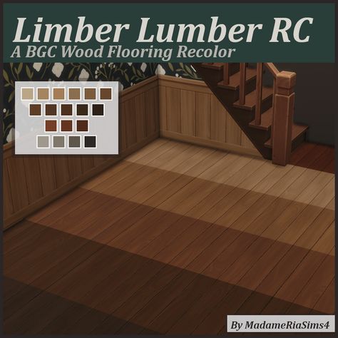 Limber Lumber Floor Recolor (BGC) | MadameRia on Patreon Sims 4 House Plans, Free Sims 4, The Sims 4 Packs, Sims 4 Game Mods, Sims 4 Expansions, Sims 4 House Design, Sims Building, Casas The Sims 4, Sims 4 Teen