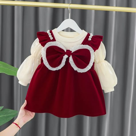 Autumn Toddler Winter Baby Girls Dress Kids Red Christmas New Year Plush Warm Dress Infant Clothing Set Top+skirt For 1-4 Years https://halalzen.com/products/autumn-toddler-winter-baby-girls-dress-kids-red-christmas-new-year-plush-warm-dress-infant-clothing-set-top-skirt-for-1-4-years Halalzen #Bestseller Baby Winter Dress, Warm Dress, Christmas Dress Baby, Baby Girls Dress, Lace Dress Design, Girl Sleeves, Toddler Winter, Birthday Girl Dress