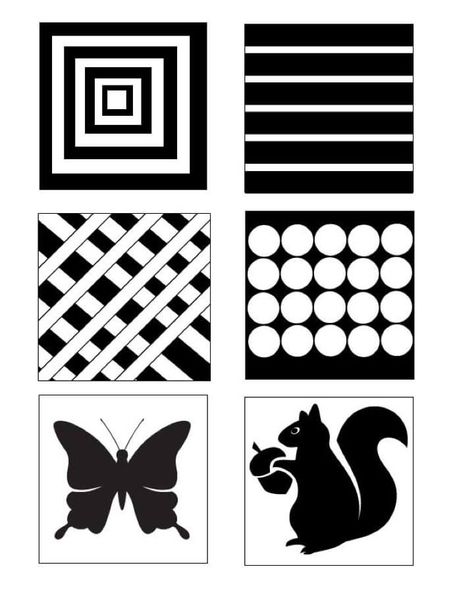 Free printable black and white pictures for babies in PDF - Kid Activities with Alexa Black And White Card For Newborn, Flash Card For Newborn, Black And White Pictures For Newborns, Black And White Images For Newborns, Newborn Flashcards Free Printable, Black And White Pictures For Babies, Baby Black And White Pictures, Newborn Black And White Images, Black And White Cards For Newborn