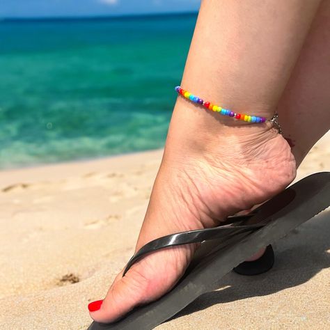 🔆 Discover our exclusive collection of beaded anklets, perfect for adding a touch of elegance and style to your summer look. Each anklet is carefully crafted using high-quality beads, ensuring a unique and refined design. Whether you're looking for an accessory for a day at the beach or a chic touch for a special evening, our anklets are the ideal choice. ℹ️ Main features: ✦ High Quality Materials: We only use super strong and durable nylon beads and thread to ensure the highest quality. ✦ Unique Design: Each anklet is created with an exclusive design, designed to stand out. ✦ Comfort and fit: Our anklets are very light and equipped with an adjustable closure to adapt to every type of ankle. ✦ Variety of styles: We have a wide range of styles and colors, to satisfy every taste and combina Accessories For Summer, Beaded Anklet, Beaded Anklets, Day At The Beach, Summer Look, Exclusive Collection, Summer Looks, At The Beach, Exclusive Designs