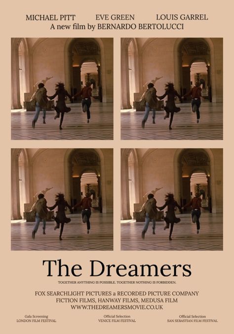 The Dreamers Movie Poster, The Dreamers Aesthetic Movie, The Dreamers Poster, The Dreamers Wallpaper, The Dreamers Aesthetic, The Dreamers Movie, Dreamer Aesthetic, Art Deco City, Arte Van Gogh