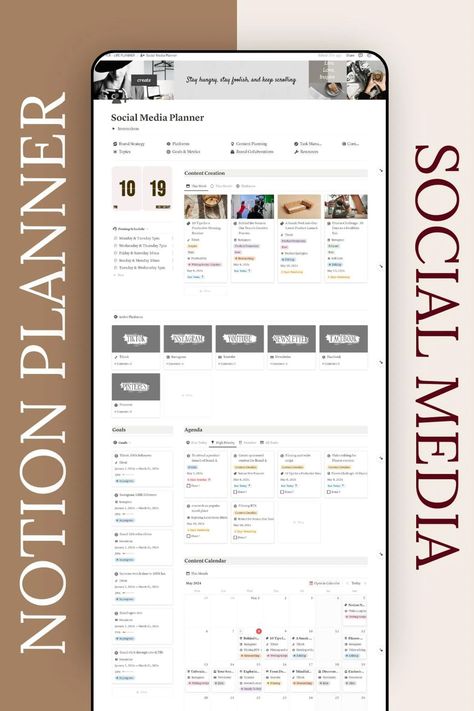 Streamline your social media strategy effortlessly with our Notion Social Media Content Planner Template. Maximize efficiency with a comprehensive content calendar, batch content creation, and task management. What will you get? ✅ A PDF copy with the link to the Notion Template Terms of Use: ✅ For Personal Use only ✅ You cannot resell, redistribute or share this planner to anyone ------ 📌IMPORTANT NOTES: ✅ This planner only works with the Notion app and Notion. So (website). ✅ You need to creat Notion Template Dashboard Ideas, Notion Instagram Planner, Content Creation Notion Template, Notion Template Social Media Manager, Social Media Planner Notion, Content Calendar Notion, Social Media Notion Template, Notion Social Media Planning, Notion Content Planner Template