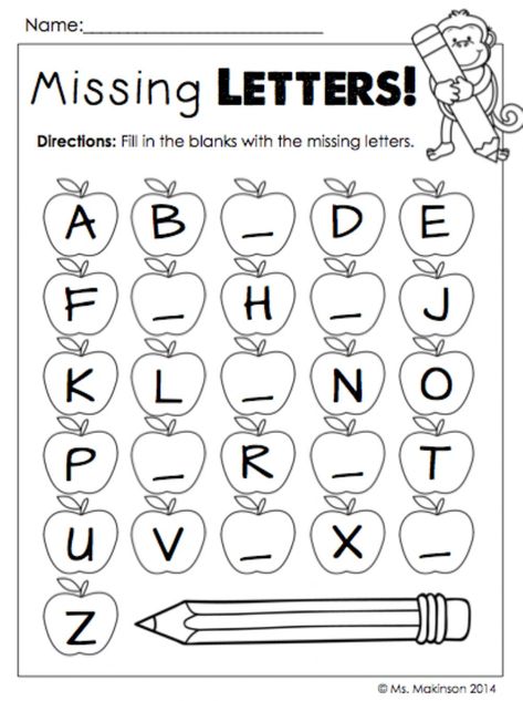 Lkg Worksheets, Missing Letters, Homeschool Preschool Activities, Free Preschool Worksheets, Alphabet Worksheets Preschool, Kindergarten Printables, Printable Preschool Worksheets, Letter Worksheets, Activities Preschool