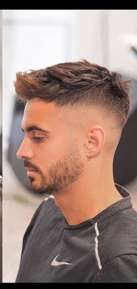 Haircut Ideas Trendy, Mid Fade Haircut, Men Fade Haircut Short, Short Hair With Beard, Apple Aesthetic, Short Fade Haircut, High Fade Haircut, Boy Haircuts Short, Mens Haircuts Short Hair