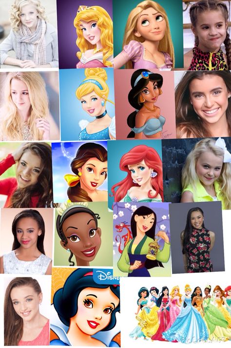 Made by, @Olivia💗O please give credit. Disney princess look alike! Bippity Boppity Boutique, Anime Vs Real Life, Dance Moms Memes, Princess Look, Aesthetics Wallpaper, Dance Mom, Princesa Disney, Dance Moms, Look Alike