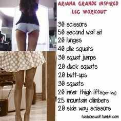 If you guys want to have thighs like Ariana Grande, these are skme workouts that work welk ;) Kpop Workout, Plie Squats, Summer Body Workouts, Trening Fitness, Body Workout Plan, Thigh Exercises, Weight Workout Plan, Waist Workout, Stomach Workout