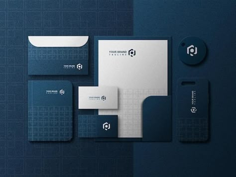 Stationery mockup | Premium Psd #Freepik #psd #business-card-mockup-logo-mockup #brand-mockup #branding-mockup #elegant-mockup Free Assets, Brand Guidelines Design, Stationery Business Card, Luxury Stationery, Luxury Business Cards, Letterhead Design, Visual Identity Design, Stationary Design, Stationery Mockup