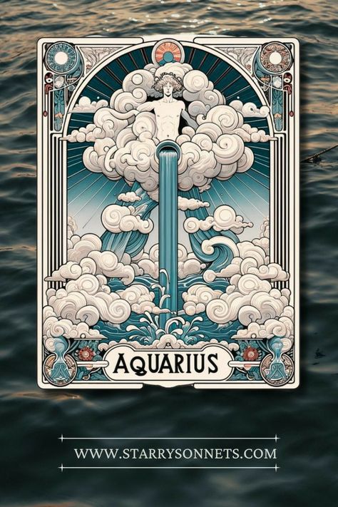 Aquarius Character, Aquarius Tarot, Aquarius Personality, Aquarius Art, The Aquarius, Age Of Aquarius, Character Traits, Zodiac Signs Aquarius, Character Trait