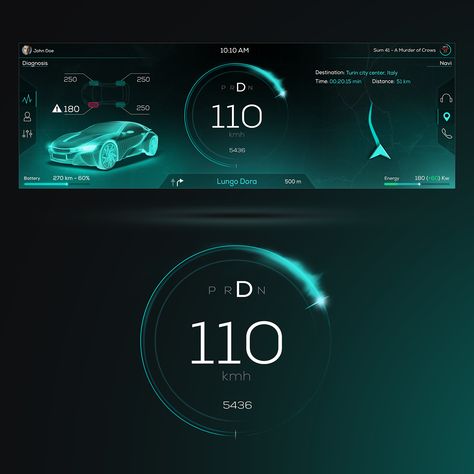 HMI Concept for ultra wide screen on Behance Car Ui, Electric Car Charging, Gui Design, Tech Branding, Mobile Ui Design, Wide Screen, Steering Wheels, Ultra Wide, Car Dashboard