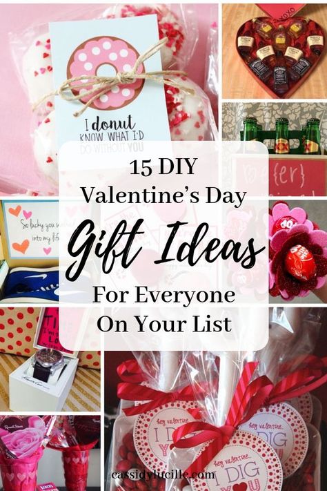 DIY Valentine's Gifts perfect for your boyfriend, for kids, for coworkers, or for friends! DIY Valentine's Gift ideas perfect for everyone on your list! Valentines Gift For Coworkers Diy, Diy Valentine's Gifts For Friends, Coworkers Valentines, Diy Valentinstag, Friend Valentine Gifts, Valentines Day Gifts For Friends, Friends Valentines Day, Teacher Valentine Gifts, Galentines Gifts