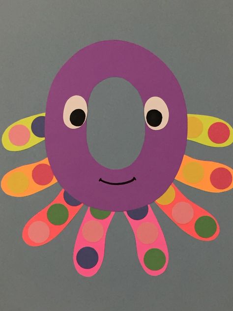 O For Octopus Preschool, O Octopus Craft, Prek Letter Crafts, Letter O Octopus Craft, O Crafts For Toddlers, Letter O Crafts For Preschoolers Octopus, The Letter O Preschool Crafts, Letter O Is For, O For Octopus Craft