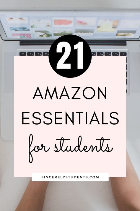 Check out these 21 must-buys from Amazon every student will love! Includes room decor, stress relief, study tools, and more! Everything an online student needs to survive– on a budget! #Amazon #essentials #onlinestudent #studentlife Things Every Student Needs, Study Room Essentials, Study Must Haves College Students, Amazon Must Haves Student, Must Have Study Supplies, Online School Must Haves, Best Study Supplies, Amazon University Must Haves, Studying Must Haves