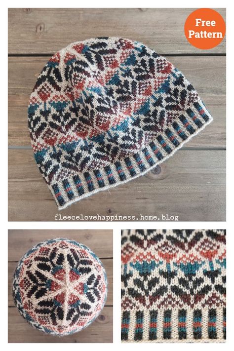 Blyn Colorwork Hat Free Knitting Pattern Stranded Knit Hat Pattern, Knitting Colorwork Pattern, Christmas Knitting Patterns Free Hats, Stranded Knitting Patterns Free, Color Work Knitting Pattern, Colorwork Knitting Patterns Free, Knitting Colorwork Chart, Free Knit Hat Patterns, Knitting Charts Free