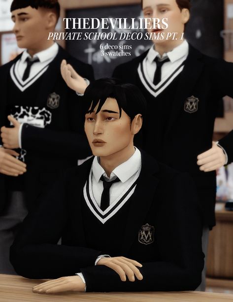 Private School Uniforms Sims 4, Private School Mod Sims 4, Sims 4 Private School Cc, Private School Sims 4, Sims School Cc, Sims 4 Cc Japanese School Uniform, Sims 4 Uniform Cc School, Sims 4 High School Poses, Sims Uniform