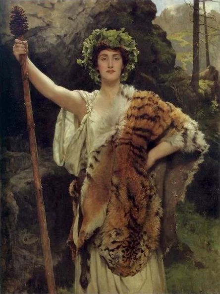 Maenads: Female Followers of Dionysus – Women in Antiquity John Collier, Pre Raphaelite Paintings, Pre Raphaelite Brotherhood, Pre Raphaelite Art, John Everett Millais, Albrecht Dürer, English Artists, Pre Raphaelite, Images Vintage