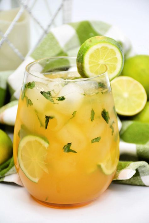 Fruit Mojito, Cuban Mojito, Passion Fruit Mojito, Mojito Drink, Homemade Alcohol, Fun Drinks Alcohol, Mojito Cocktail, Cocktail Recipes Easy, Alcohol Drinks