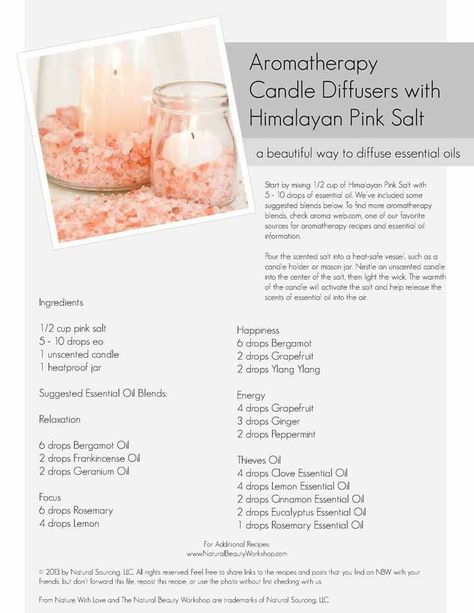 Diy Candles From Old Candles, Salt Diffuser, Himalayan Salt Candle, Handmade Candles Diy, Potpourri Recipes, Salt Candle, Essential Oil Roller Balls, Lotion Candles, Aromatherapy Recipes